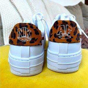 Nike Air Force, never been worn! Leopard print